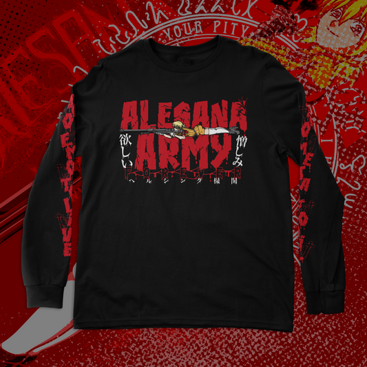 Alesana Army Long Sleeve Tee (Black)