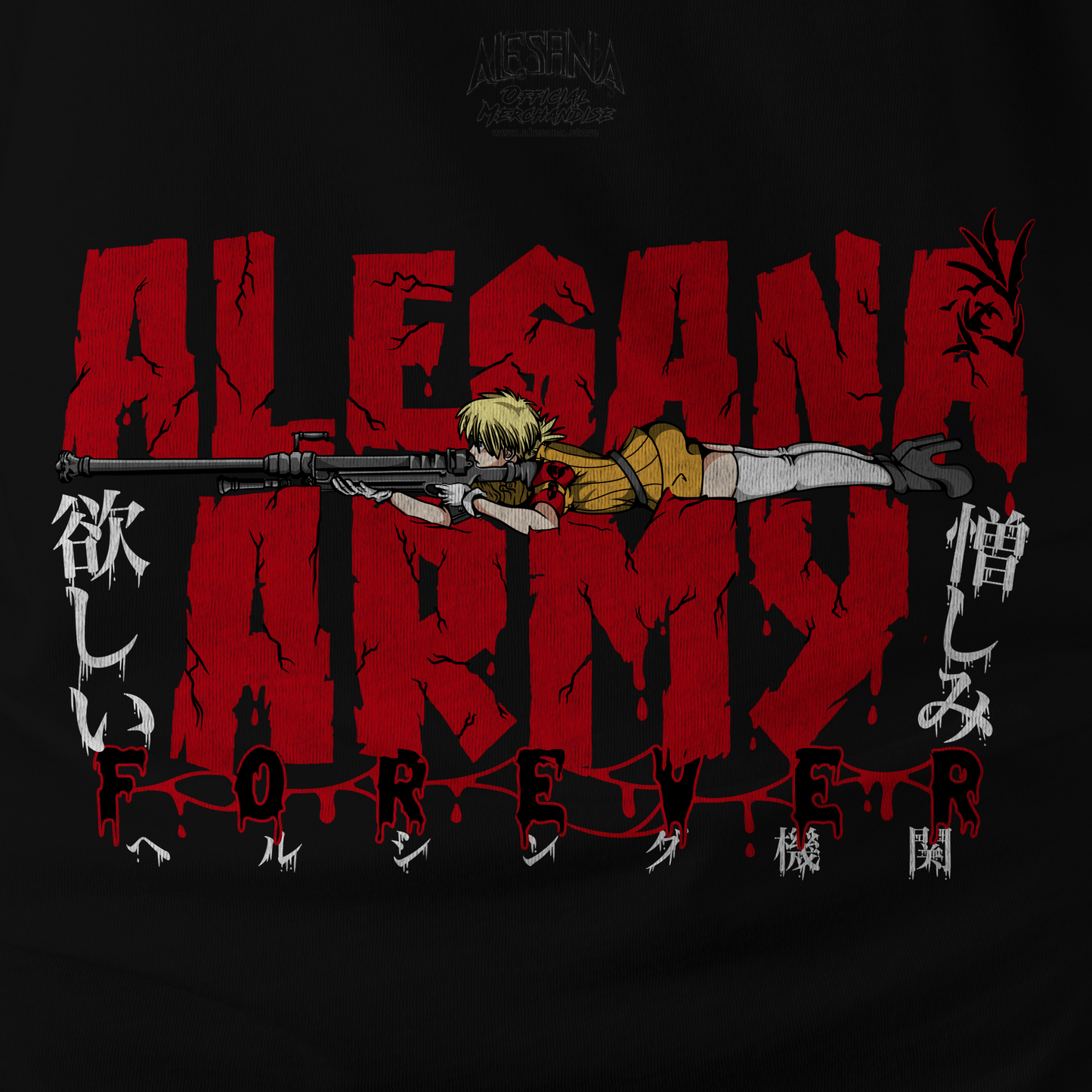 Alesana Army Long Sleeve Tee (Black)