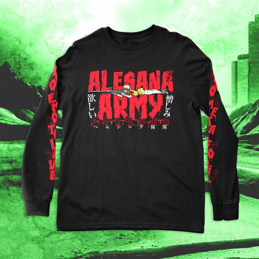 Alesana Army Long Sleeve Tee (Black)