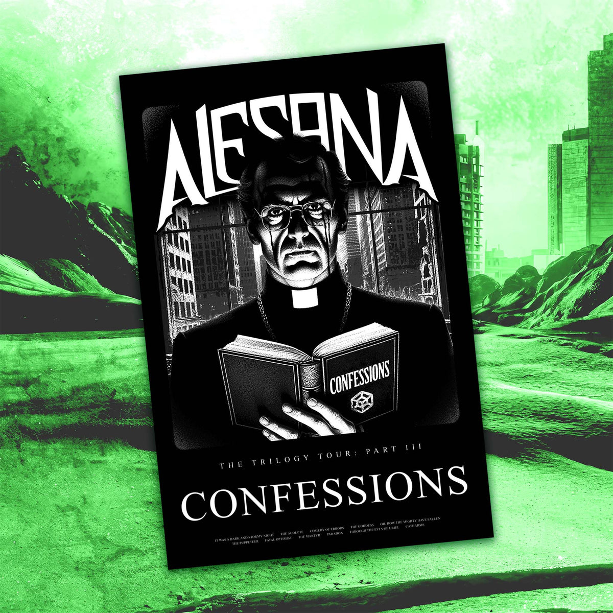 Confessions Screen-Printed Poster