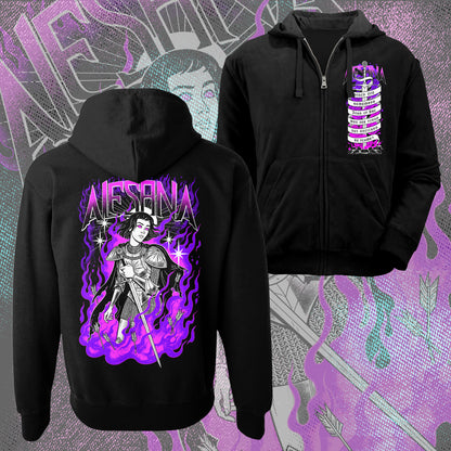 Joan of Arc Zip-Up