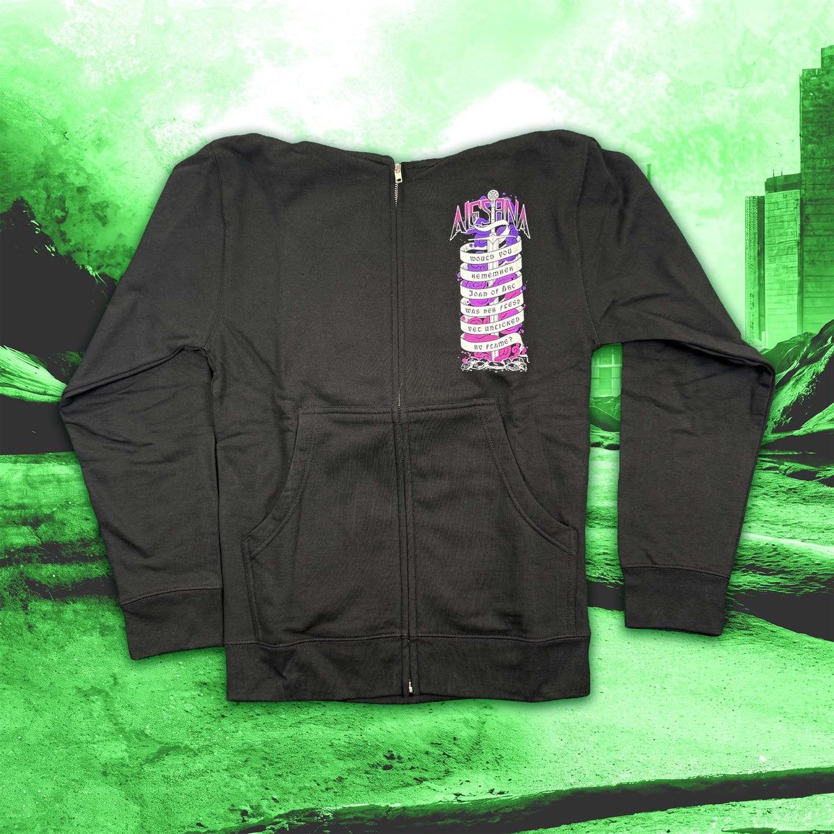 Joan of Arc Zip-Up
