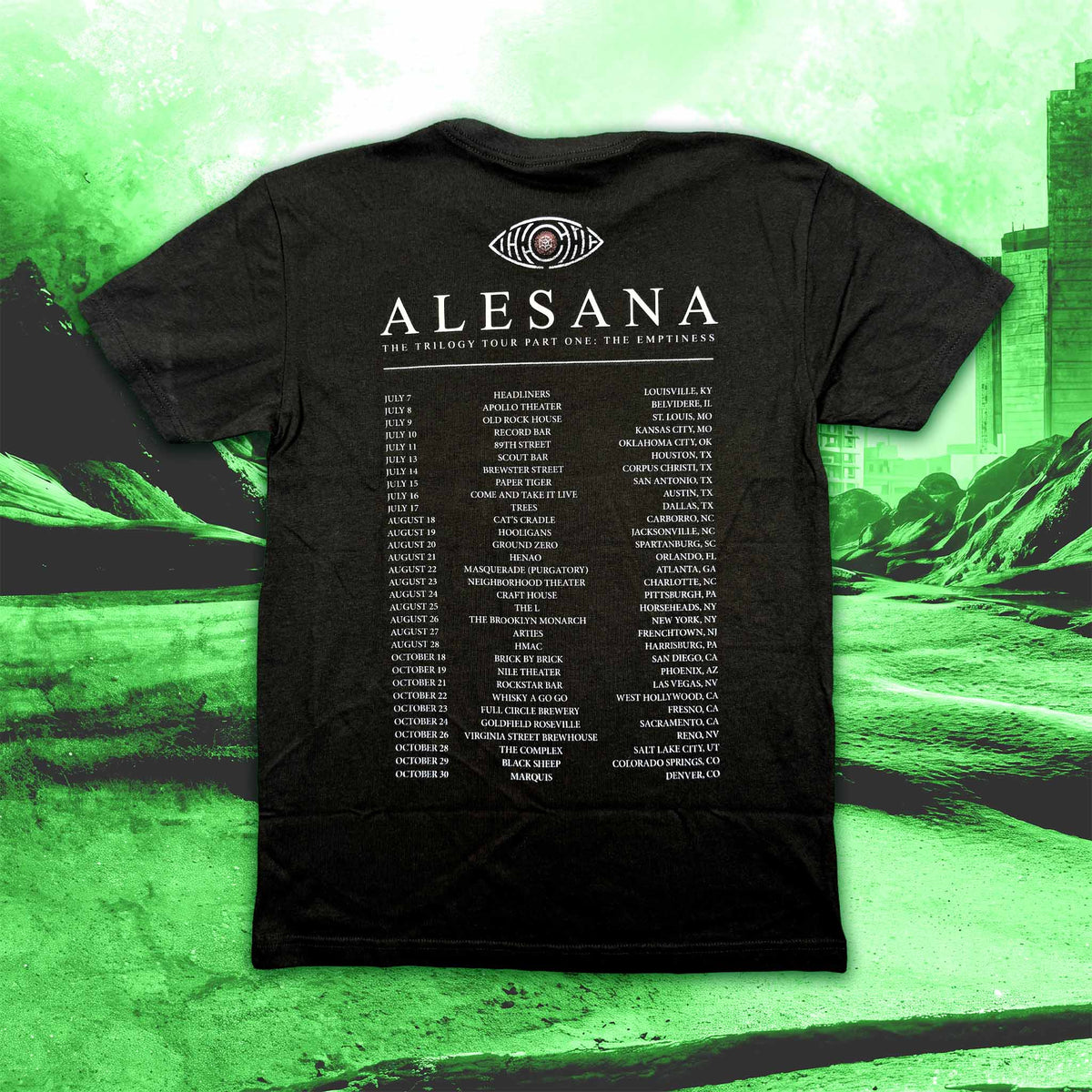 Trilogy Tour Maze Eye Tee