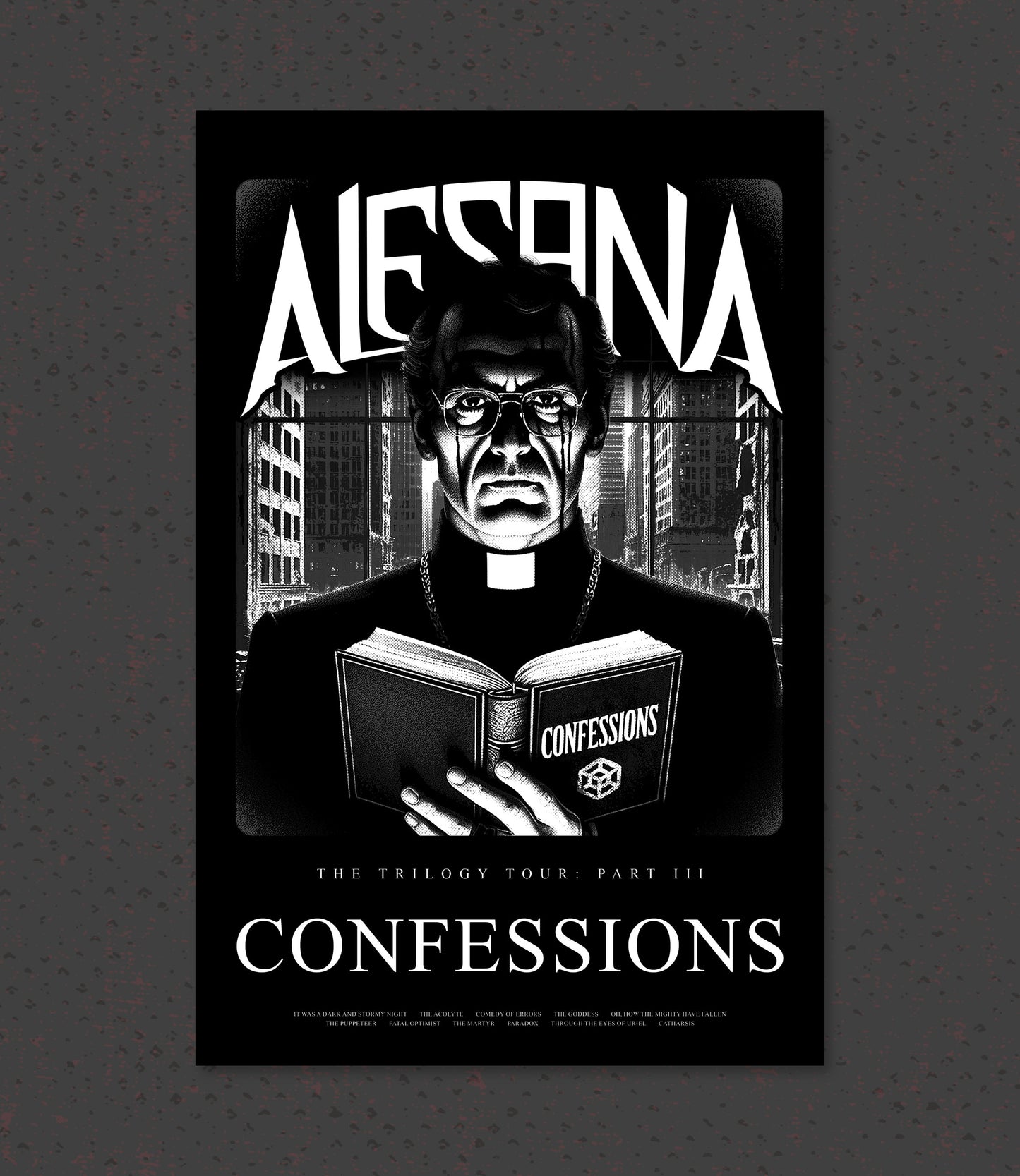 Confessions Screen-Printed Poster